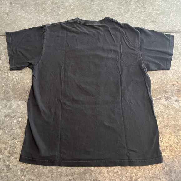 Check Meowt Cat Tee Shirt 80s Retro Outer Space Stars Galaxy Black Womens Large - Picture 8 of 12